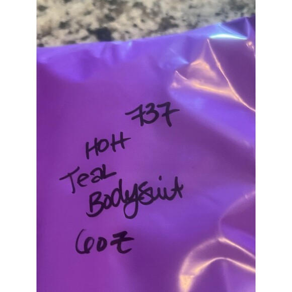 House of Harlow 1960 Bodysuit Teal Green Turquoise Women’s Size NWT Large - Picture 8 of 8